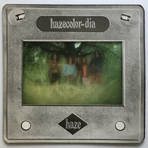 HAZE「HAZECOLOR-DIA」GERMANY ORIGINAL BACILLUS BLPS 19075 '71 RARE GERMAN 70’s HARD ROCK DIE-CUT WITH TRANSPARENT FILM SLEEVE