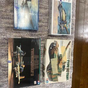 プラモデル 4個セット 戦闘機 戦車など 未使用