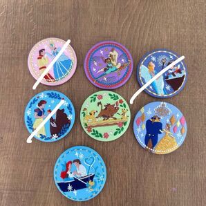 ディズニー 刺繍缶バッチ4個セット まとめ売り