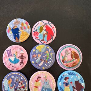 ディズニー 刺繍缶バッチ