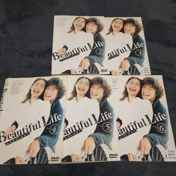 ビューティフルライフ ~ふたりでいた日々~dvd全6巻(1巻ジャケットなし)木村拓哉 常盤貴子