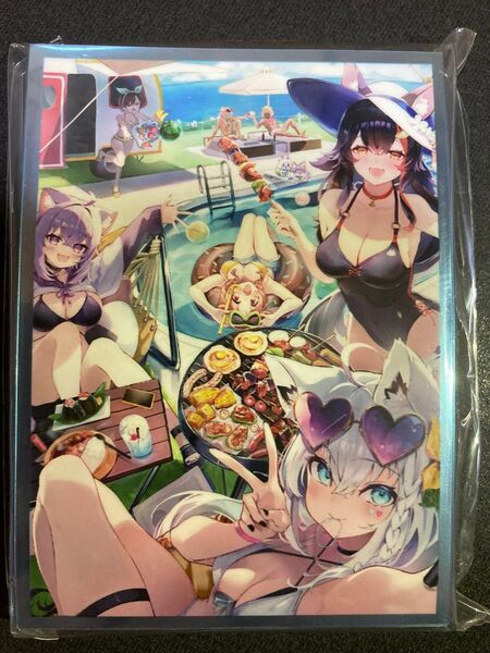 ホロライブ 白上フブキ 猫又おかゆ 大神ミオ 戌神ころね ゲーマーズ スリーブ