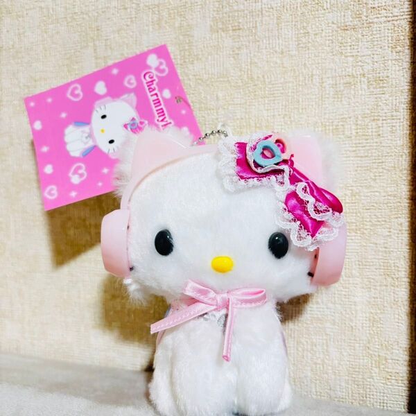 サンリオ ハローキティ ぬいぐるみ Hello Kitty SANRIO チャーミーキティ マスコット 平成レトロ y2k 新品