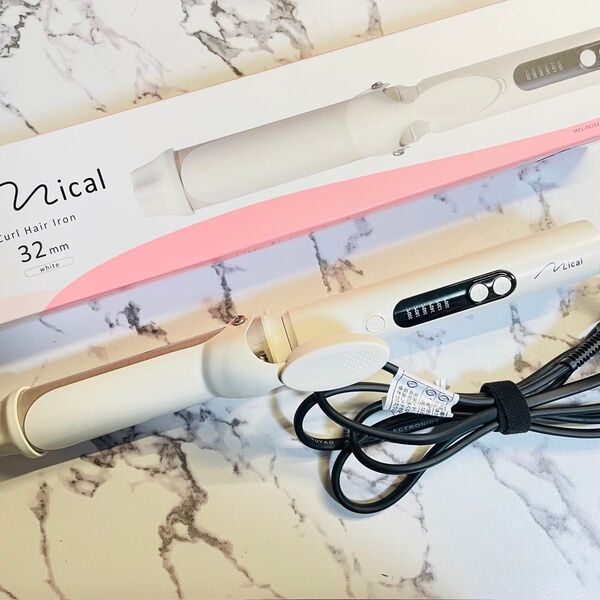 mical ミカル カールヘアアイロン コテ32㎜ 海外対応 最大200℃ ヘアアイロン カールアイロン カール