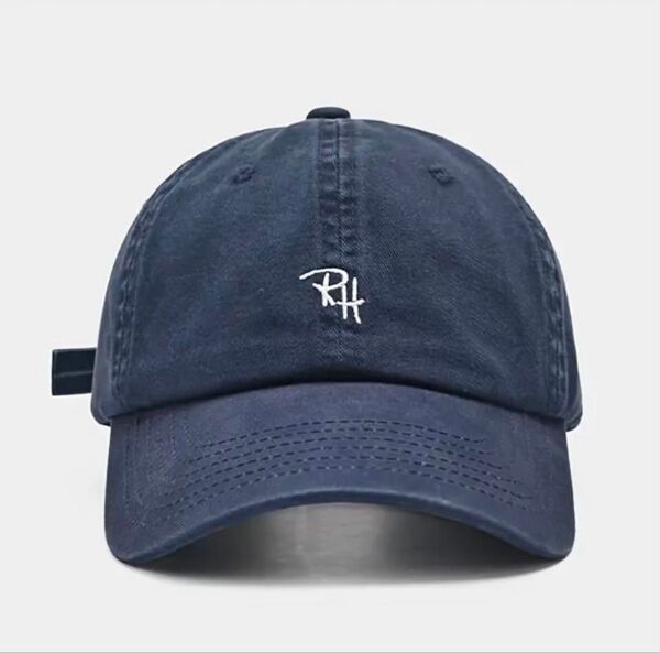 【新品】お値下げ☆キャップ 帽子 ネイビー 紫外線対策 日除け ストリート 黒