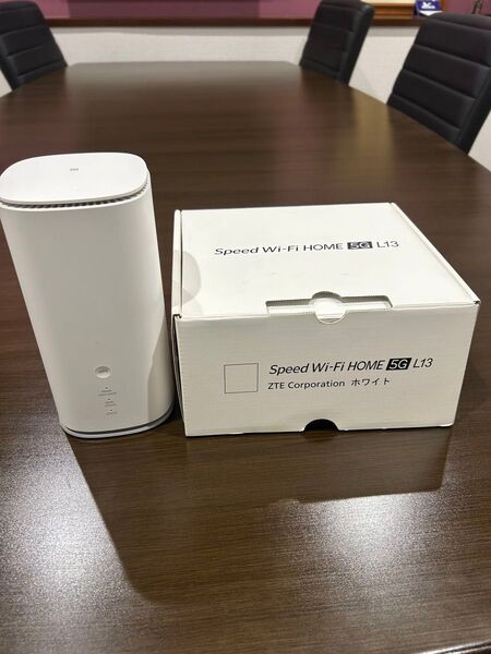 Speed Wi-Fi HOME 5G L13 ホワイト ZTE ホームルーター