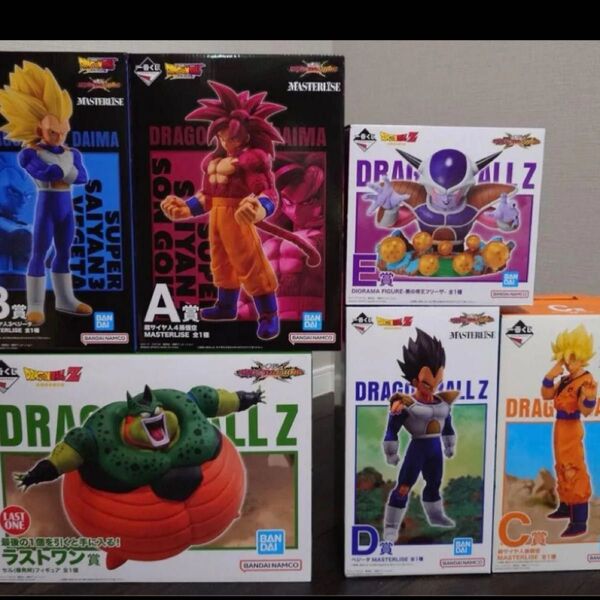 一番くじ ドラゴンボール オムニバスCROSS フィギュア セミコンプリート(C以外)