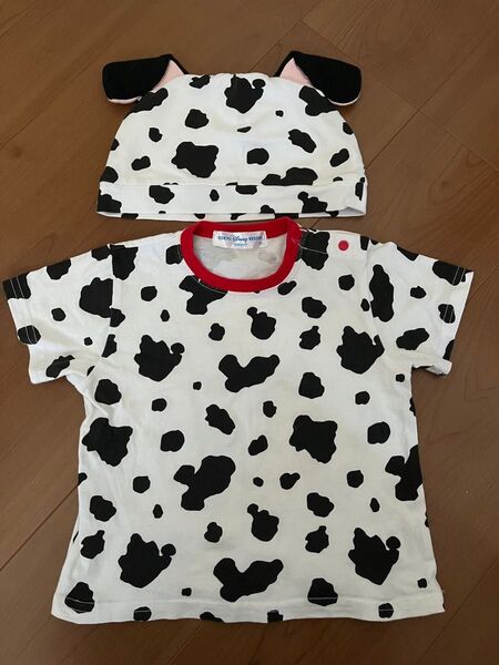 ディズニー 101匹わんちゃん Tシャツ 帽子 セット 90
