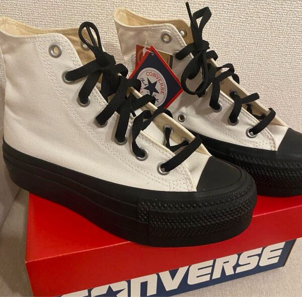 新品コンバース ALL STAR LIFTED OVERTAPE HI 22.5