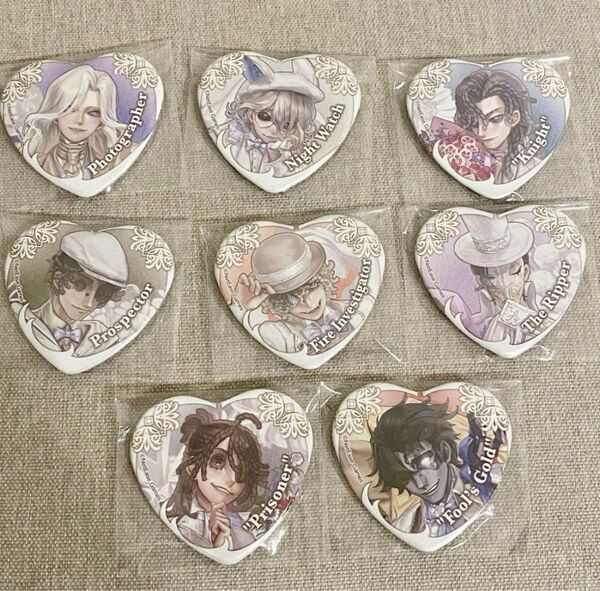 IdentityV ハート缶バッジ 第五人格 ファミマ コンプリート