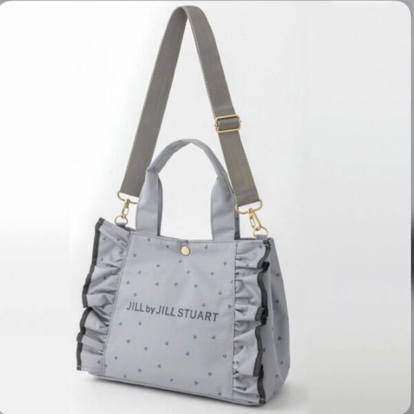 JILL by JILL STUART ハートフリルバッグ GRAY ver.