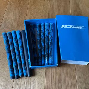 お得 イオミック IOMIC スティッキー アーミーグリップ 2.3 アーミーブルー 未使用新品 パター グリップ付き 9プラス1