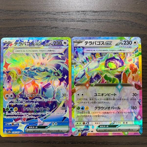 テラパゴスex sar RR sv8a ポケモンカード