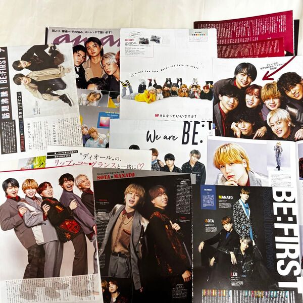 BE:FIRST 雑誌 切り抜きまとめ売り クリアファイル