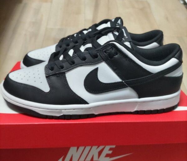 NIKE DUNK LOW RETRO ナイキ ダンク ロー レトロ スニーカー シューズ 靴 パンダ 27.5cm 黒 白