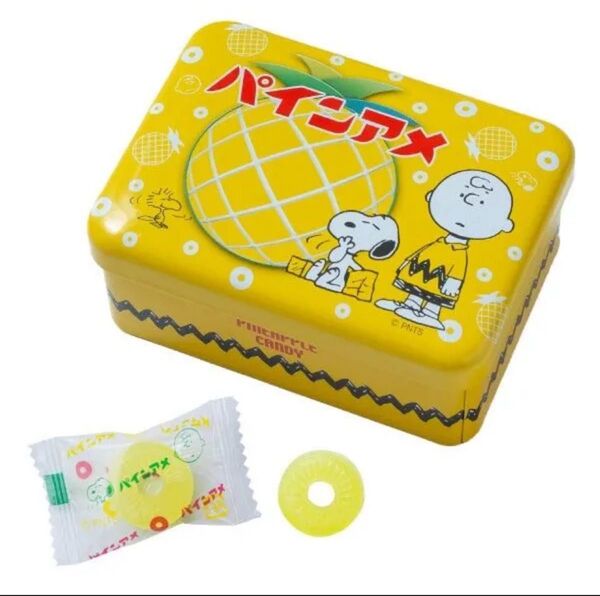 SNOOPY パイン飴 パインアメ パイン 缶 スヌーピー