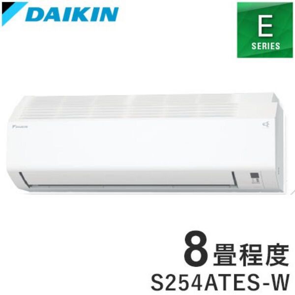 ダイキン エアコン S254ATES-W 8畳 ホワイト 未使用