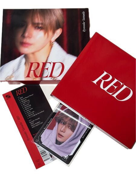 山田涼介1stソロアルバムRED 初回生産限定盤2、CD+Blu-ray 特典カード付
