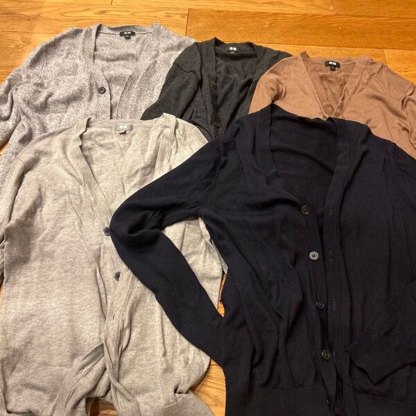 UNIQLO ニットカーディガンセット(多色)M メンズ