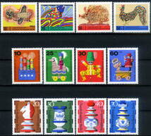 ★1971-72年 ドイツ-ベルリン 「子供絵」4種完+「おもちゃ」4種完+「チェス」4種完 未使用(MNH)★ZV-304_画像1