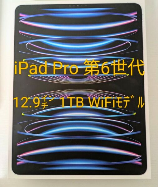 【美品】iPad Pro6 12.9インチ 第6世代 Wi-Fi 1TB M2チップ