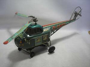 ●当時物玩具●ヘリコプター★G-AMHK N-57 WESTLAND ブリキ模型　ぜんまい　＃昭和レトロら