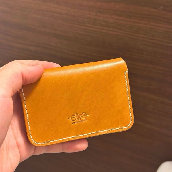 【本革】カードケース 栃木レザー ブラウン