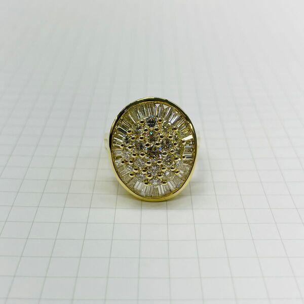 美品 18金 ダイヤリング 3.12カラット 10.33g