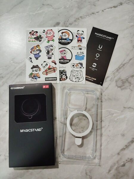 iPhone15 Pro ケース スマホケース 新品 CASEKOO ラメクリア