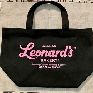 Leonard's レナーズ ロゴ入り トートバッグ(S) ブラック 新品未使用 ハワイ