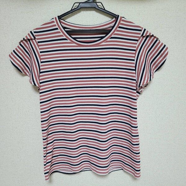 レディース Tシャツ 半袖 トップス ボーダー M