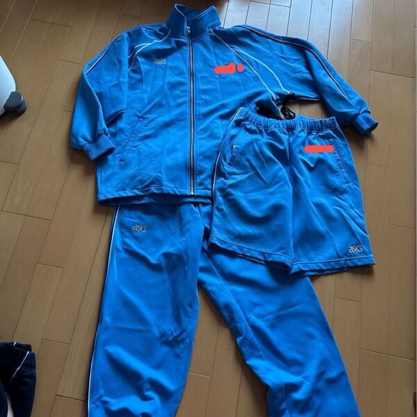 ジャージ 上下セット セットアップ asics 体操服 高校 女子 高校生 部活 コスプレ