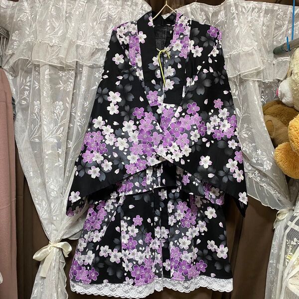 534 大きいサイズ*〜5Lほど*ロリータ甚平
