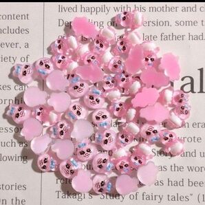 ネイルパーツ50個セット デコパーツ ミニパーツ うさぎ