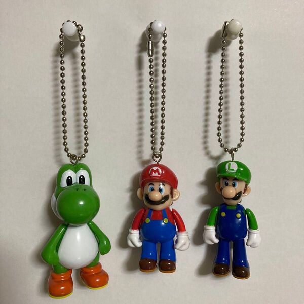 任天堂 マリオ ルイージ ヨッシー キーホルダー アミューズ品
