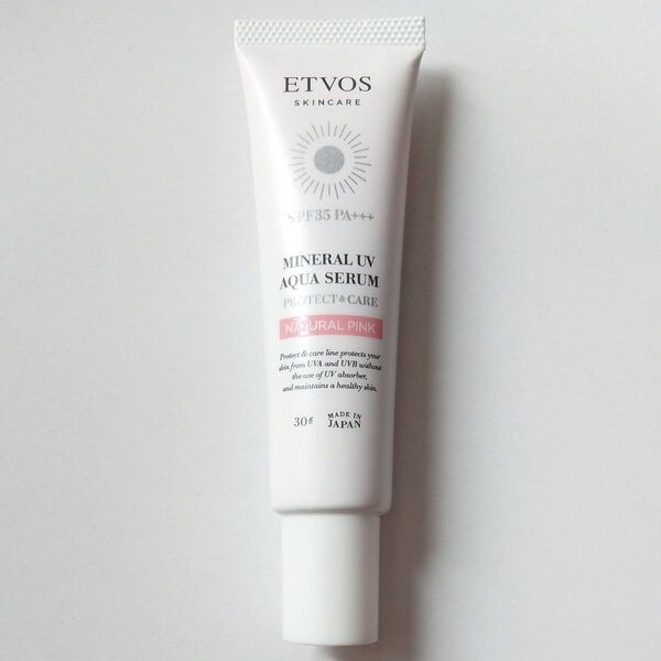 ETVOS ミネラルUVアクアセラム ナチュラルピンク 30g エトヴォス