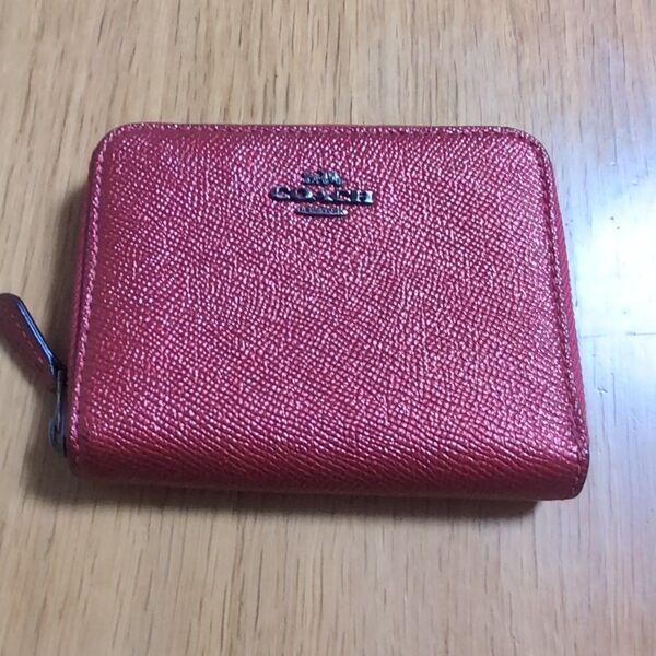 COACH 二つ折り財布 レッド