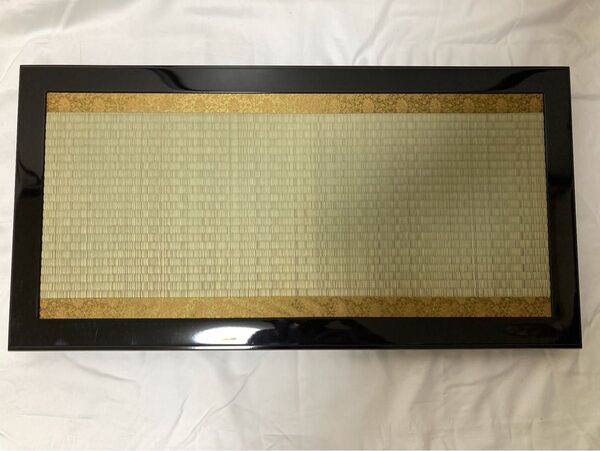 【新品、未使用品】雛人形 雛道具 黒塗台畳