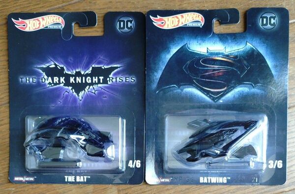 ホットウィール バットマン / HOT WHEELS BATMAN THE BAT+BATWING 2種セット