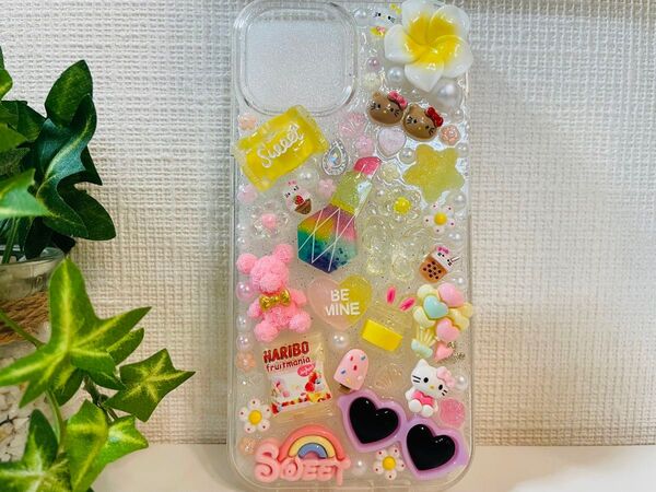 iPhoneケース 15 デコ盛り 夏仕様★