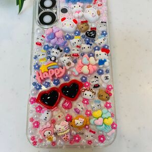 iPhone16 ケース もりもり★ハンドメイド