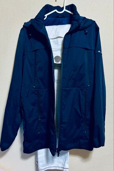 「オシャレコーデ」 タトラス&モンクレール アウターパーカージャケット ブルゾン TATRAS パンツ 白ジーンズ MONCLER