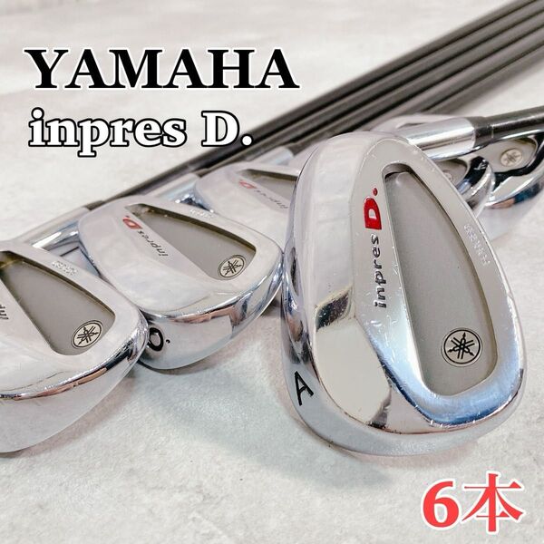 W408 YAMAHA ヤマハ inpres D. メンズ アイアンセット 6本 #5〜9・A インプレス