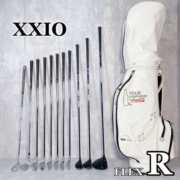 W574 XXIO ゼクシオ タイトリスト メンズ ゴルフクラブセット 12点 白 ホワイト コカコーラ 男性 カッコいい
