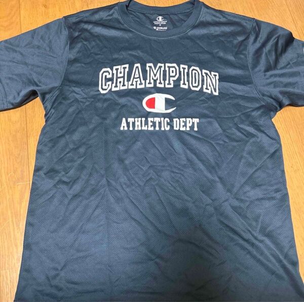Champion ネイビー アンダー 半袖 Tシャツ チャンピオン M