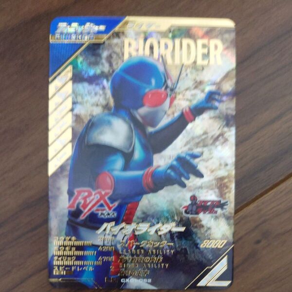 ガンバレジェンズ クロマティックX1弾 CX01-062 仮面ライダー ブラックRX バイオライダー LR