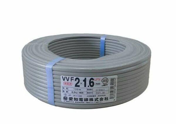 在庫限り!! 新品 vvf 1.6× 2c 100m 愛知電線Fケーブル
