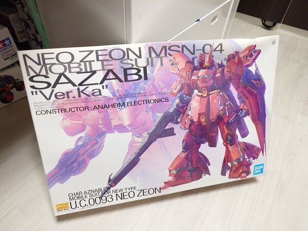 送料込 バンダイ ガンプラ MG サザビー Ver Ka 逆襲のシャア 機動戦士ガンダム 1/100