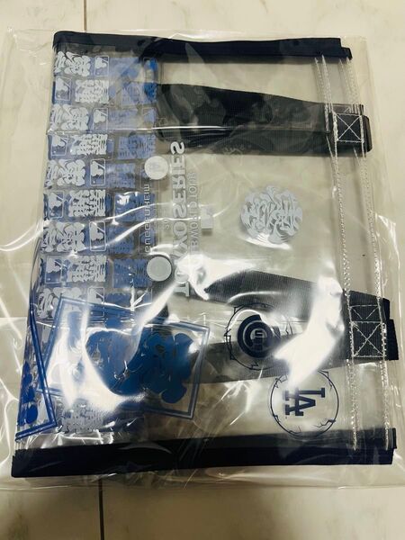MLB WORLD TOUR TOKYO SERIES 透明トートバッグ。