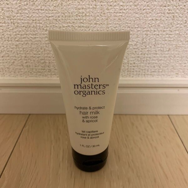 john masters organics ヘアミルク 洗い流さないトリートメント ローズ&アプリコット 30ml